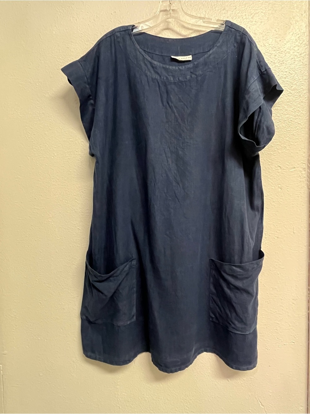 Bryn Walker Navy Linen Tunic